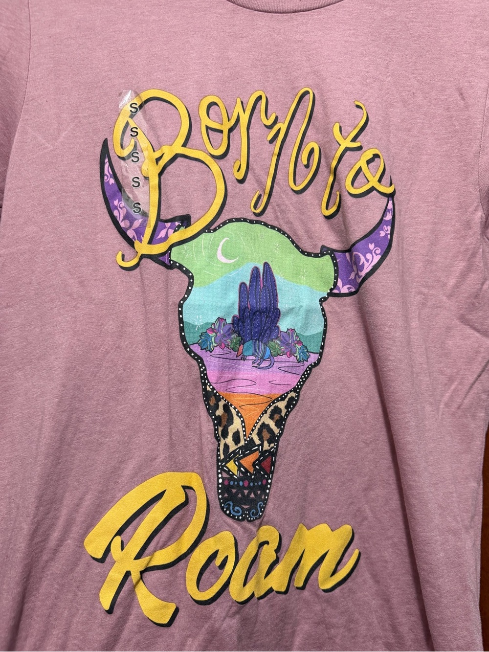 Rowdy Crowd 'Born to Roam' Purple Graphic Tee - Picture 2 of 5